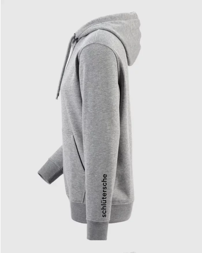 schlütersche Shop - Hoodie (grau - schwarzer Schrift) - Side